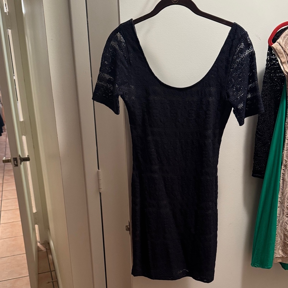 Abercrombie & Fitch Black Mini Dress